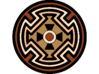 Sticker Custom Preview Image #013544 Americana Native Designs Rosette27