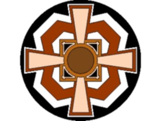 Sticker Custom Preview Image #013545 Americana Native Designs Rosette28
