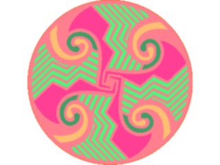 Sticker Custom Preview Image #013549 Americana Native Designs Rosette32