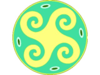 Sticker Custom Preview Image #013550 Americana Native Designs Rosette33