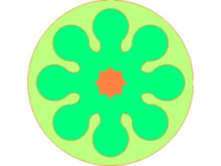 Sticker Custom Preview Image #013556 Americana Native Designs Rosette39