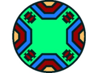 Sticker Custom Preview Image #013558 Americana Native Designs Rosette41