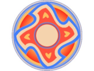 Sticker Custom Preview Image #013563 Americana Native Designs Rosette46