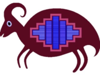 Sticker Custom Preview Image #013569 Americana Native Designs Sheep3