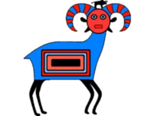Sticker Custom Preview Image #013571 Americana Native Designs Sheep5