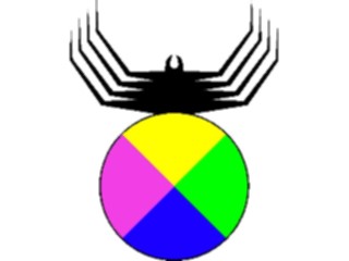 Sticker Custom Preview Image #013584 Americana Native Designs Spider4