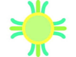 Sticker Custom Preview Image #013593 Americana Native Designs Sun08