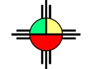 Sticker Custom Preview Image #013595 Americana Native Designs Sun10