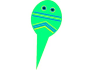 Sticker Custom Preview Image #013607 Americana Native Designs Tadpole1