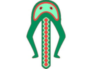 Sticker Custom Preview Image #013610 Americana Native Designs Tadpole4
