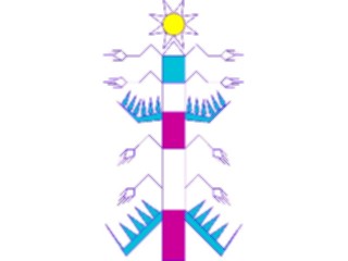 Sticker Custom Preview Image #013632 Americana Native Designs Tribal Symbol06