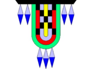 Sticker Custom Preview Image #013635 Americana Native Designs Tribal Symbol09