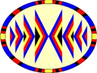 Sticker Custom Preview Image #013638 Americana Native Designs Tribal Symbol12