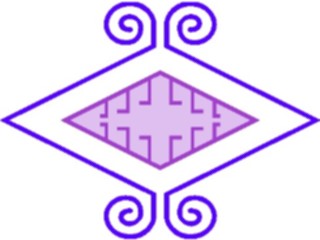 Sticker Custom Preview Image #013658 Americana Native Designs Tribal Symbol32