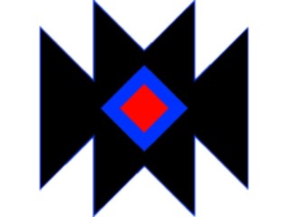 Sticker Custom Preview Image #013688 Americana Native Designs Tribal Symbol62