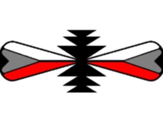 Sticker Custom Preview Image #013689 Americana Native Designs Tribal Symbol63