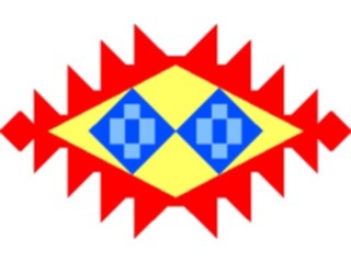 Sticker Custom Preview Image #013698 Americana Native Designs Tribal Symbol72