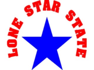 Sticker Custom Preview Image #013768 Americana State Nicknames Texas