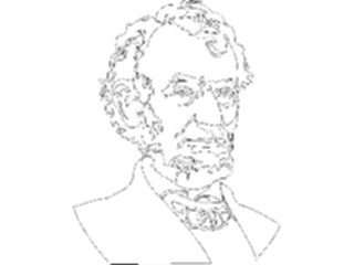 Sticker Custom Preview Image #013778 Americana Symbols History Abraham Lincoln03