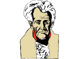 Sticker Custom Preview Image #013814 Americana Symbols History Andrew Jackson