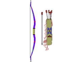 Sticker Custom Preview Image #013839 Americana Symbols History Bow Quiver