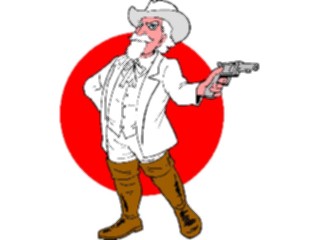 Sticker Custom Preview Image #013842 Americana Symbols History Buffalo Bill Cody1