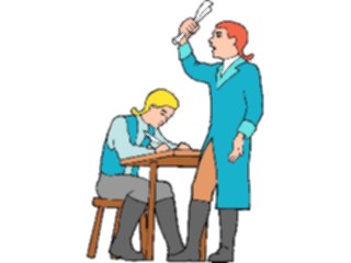 Sticker Custom Preview Image #013856 Americana Symbols History Constitution Writing