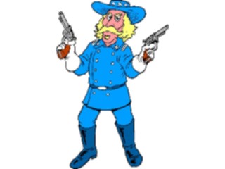 Sticker Custom Preview Image #013863 Americana Symbols History Custer1