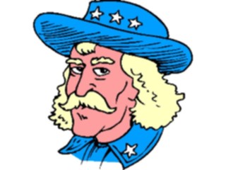 Sticker Custom Preview Image #013865 Americana Symbols History Custer3