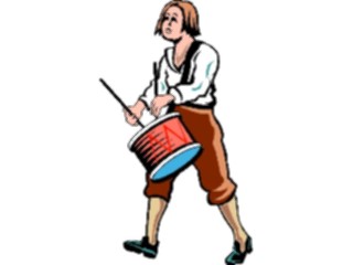 Sticker Custom Preview Image #013873 Americana Symbols History Drummer1