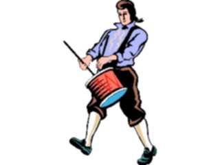 Sticker Custom Preview Image #013874 Americana Symbols History Drummer2