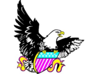 Sticker Custom Preview Image #013876 Americana Symbols History Eagle02