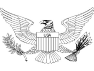 Sticker Custom Preview Image #013877 Americana Symbols History Eagle03