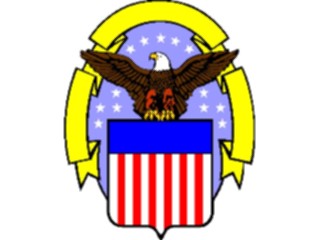 Sticker Custom Preview Image #013880 Americana Symbols History Eagle06