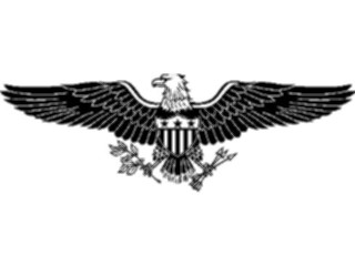 Sticker Custom Preview Image #013887 Americana Symbols History Eagle13