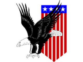 Sticker Custom Preview Image #013890 Americana Symbols History Eagle16