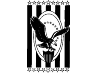 Sticker Custom Preview Image #013899 Americana Symbols History Eagle25