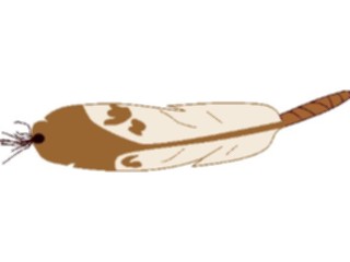 Sticker Custom Preview Image #013918 Americana Symbols History Feather1