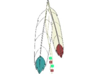 Sticker Custom Preview Image #013926 Americana Symbols History Feathers Beads