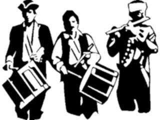 Sticker Custom Preview Image #013927 Americana Symbols History Fife Drum1