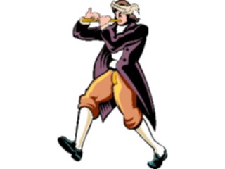 Sticker Custom Preview Image #013930 Americana Symbols History Fife Player