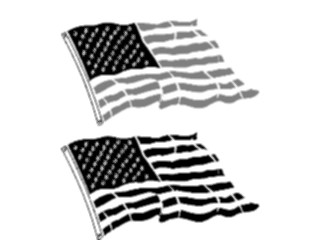 Sticker Custom Preview Image #013934 Americana Symbols History Flag04