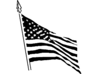 Sticker Custom Preview Image #013935 Americana Symbols History Flag05