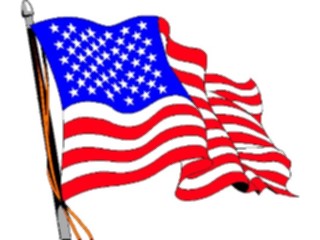 Sticker Custom Preview Image #013939 Americana Symbols History Flag09