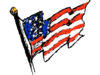 Sticker Custom Preview Image #013942 Americana Symbols History Flag12