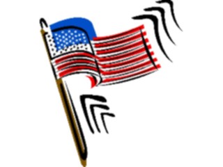 Sticker Custom Preview Image #013973 Americana Symbols History Flag42