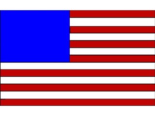 Sticker Custom Preview Image #013974 Americana Symbols History Flag43