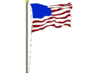 Sticker Custom Preview Image #013976 Americana Symbols History Flag45