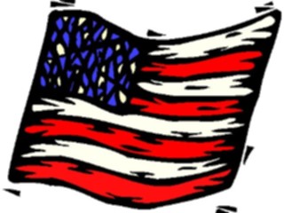 Sticker Custom Preview Image #013996 Americana Symbols History Flag65