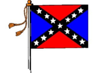 Sticker Custom Preview Image #014009 Americana Symbols History Flag Confederate2